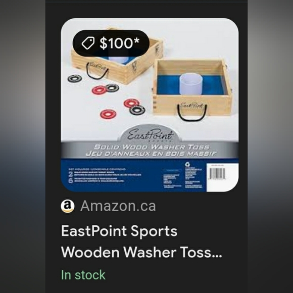 Wooden Washer Toss Outdoor Game💙 - Picture 2 of 4